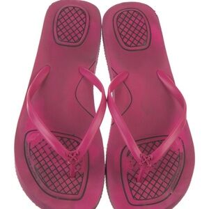 Off white Pink Flip Flops